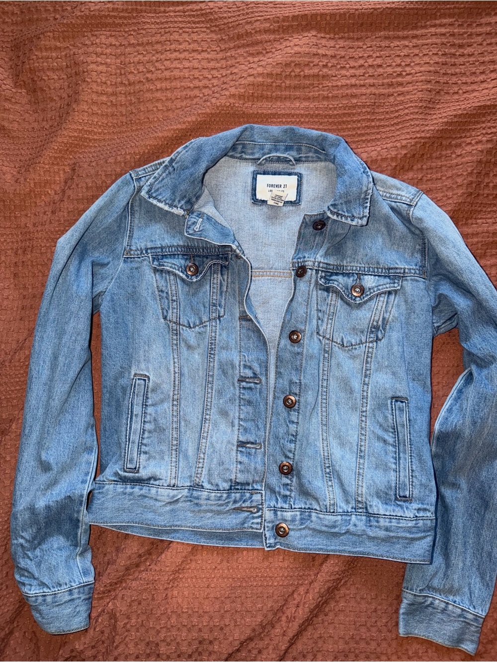 Forever 21 Light Wash Denim Jacket